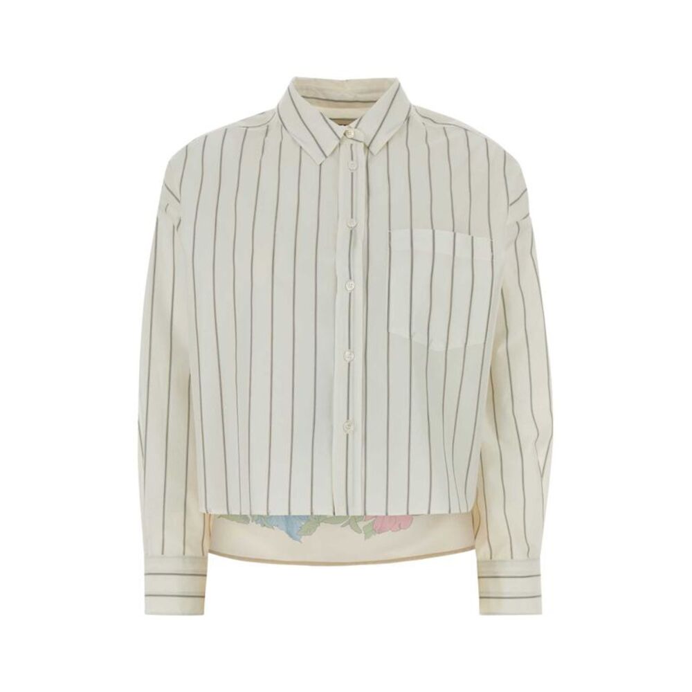 Weekend Max Mara Women Embroidered Poplin Certosa Shirt